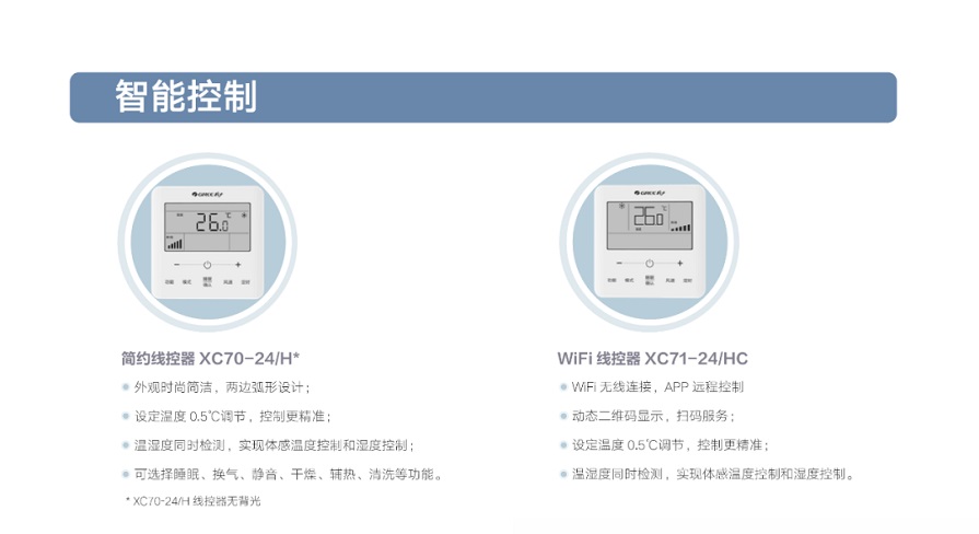 简约线控器和wifi线控器实现智能控制