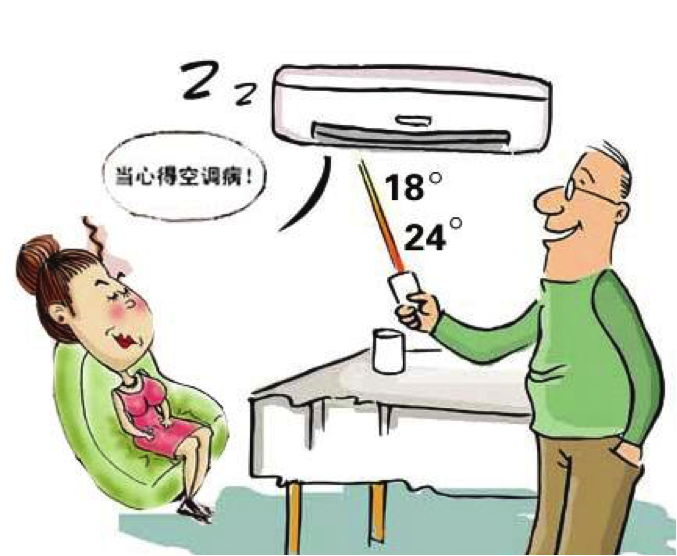 再说 空调病 专家提醒防大于治